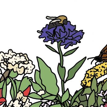 Honeybees in spring